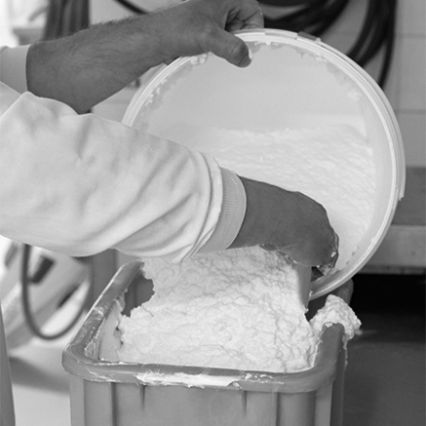 préparation tourteau avec la farine