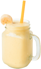 accompagné avec un smoothie