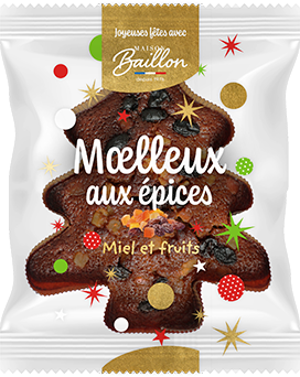 gâteaux moelleux festif aux épices et aux fruits